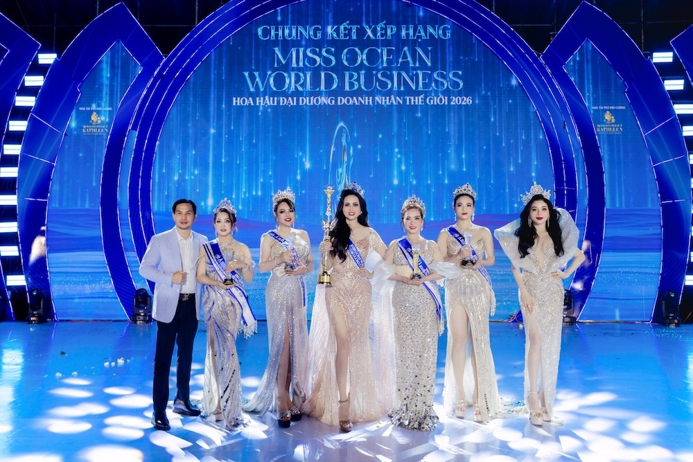 Chung kết 'Miss Ocean World Business 2026': Đêm huy hoàng bùng nổ tại phố biển Vũng Tàu