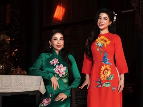 Lý Hương và con gái Jessica kể câu chuyện về vẻ đẹp phụ nữ qua BST 'Hương Xuân' nhân dịp 8/3