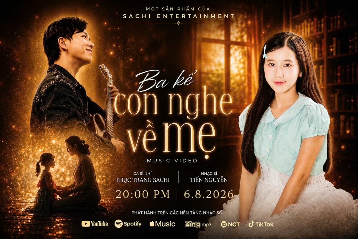Quán quân sao nhí Thục Trang Sachi đầu tư chỉn chu cho MV về mẹ