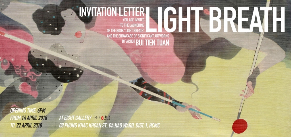 trien lam tranh lua va ra mat sach hoi tho nhe cung ten cua hoa si bui tien tuan