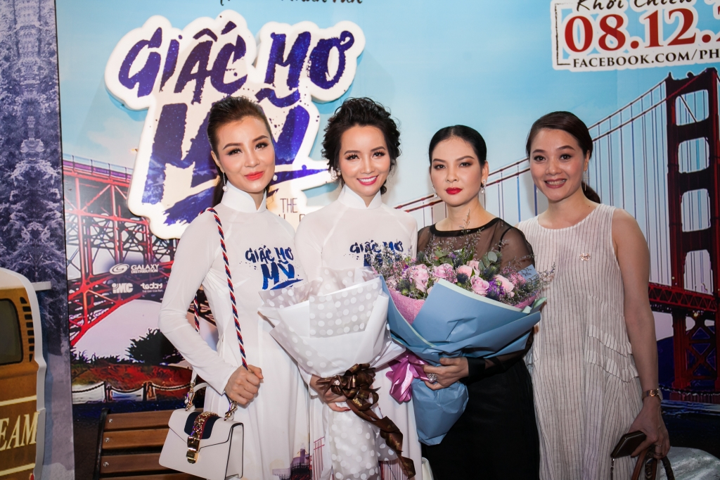 binh minh mai thu huyen doi mat voi scandal trong ngay ra mat phim giac mo my