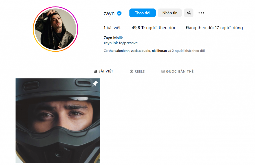 Zayn xóa sạch trang cá nhân, dấu hiệu thông báo cho sự trở lại?