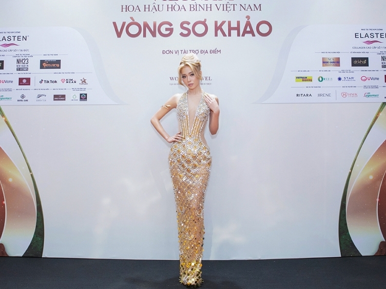 Diễn viên Nguyên Thảo cực quyến rũ, gây sốt khi trở lại 'Miss Grand Vietnam'