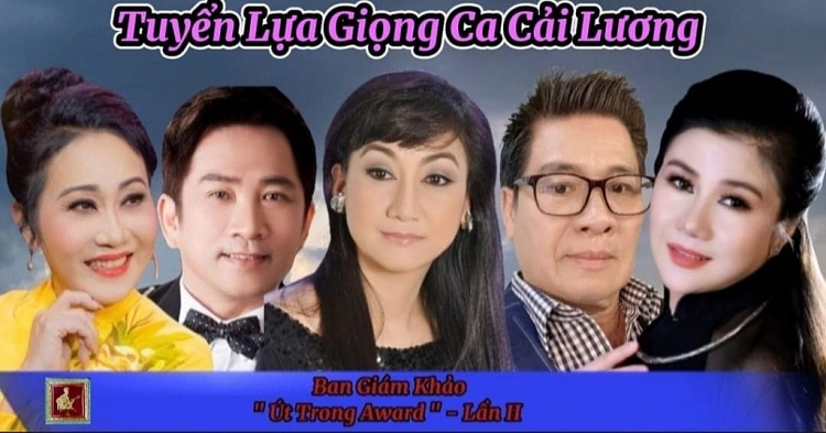 Linh Huyền, Thanh Thanh Tâm, Thanh Hằng, Quang Thành, Linh Trung làm giám khảo cuộc thi tuyển lựa giọng ca cải lương