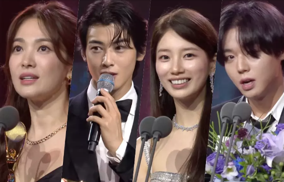 'Đôi bạn thân' Song Hye Kyo - Lim Ji Yeon thắng lớn tại giải Rồng Xanh truyền hình