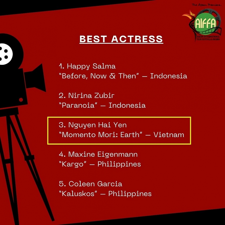 Khai mạc LHP quốc tế Asean – AIFFA 2023: Hai bộ phim Việt Nam nhận 4 đề cử, Hồng Ánh tặng khăn rằn cho Hội đồng giám khảo