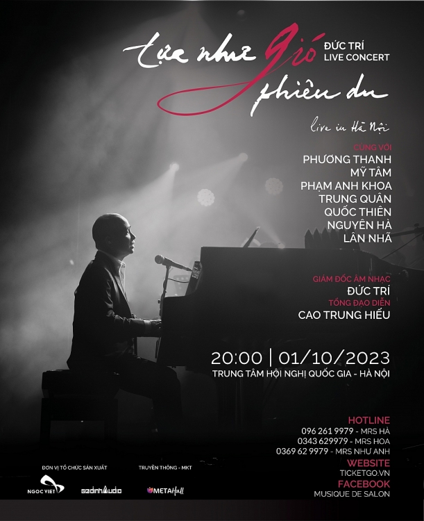 Nhạc sĩ Đức Trí phát hành đĩa than chuẩn bị cho live concert 'Tựa như gió phiêu du'
