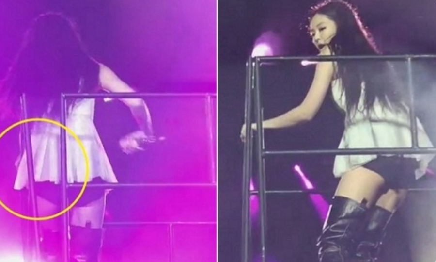 Jennie (BlackPink) suýt ngã khỏi sân khấu trên cao tại concert Mỹ