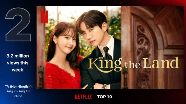 'King the Land' thống trị phim ăn khách Netflix
