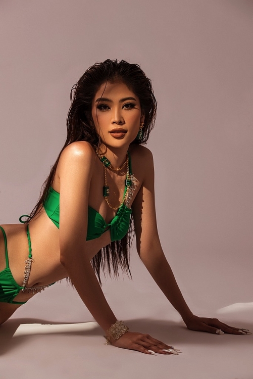 Lệ Nam khoe 3 vòng nóng rực lửa trước thềm 'Miss Universe Vietnam 2023'