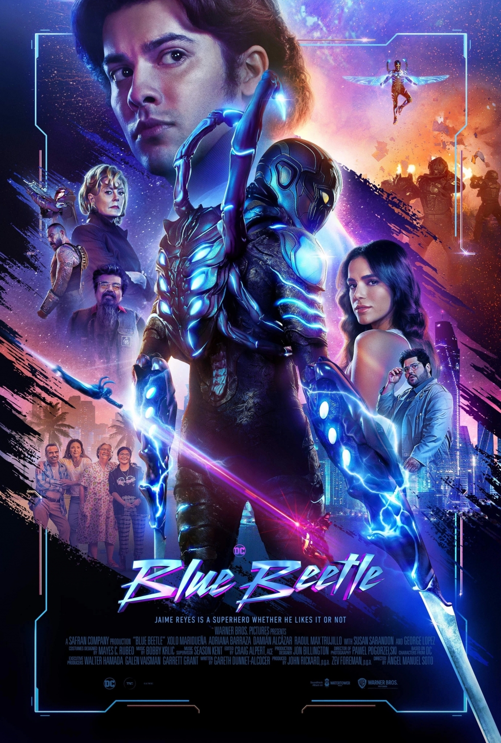 (Review) 'Blue Beetle': Kịch bản cũ nhưng combat 'miễn chê'
