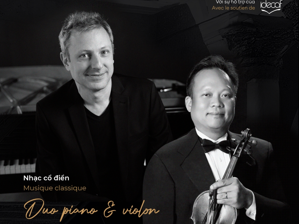 Đêm nhạc cổ điển song tấu piano và violon: Maxime Zecchini và Chương Vũ kỷ niệm 50 năm quan hệ ngoại giao Pháp - Việt