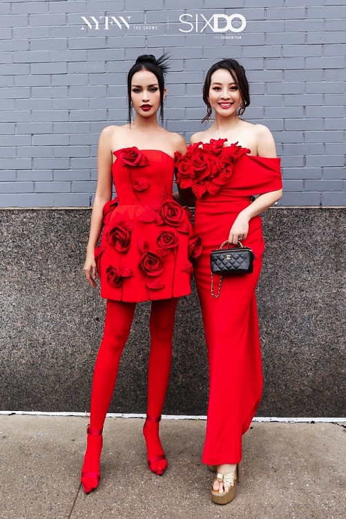 Á hậu điện ảnh Thư Đình rực sắc đỏ tại show thời trang quốc tế của Đỗ Mạnh Cường, lên bìa tạp chí tại Mỹ