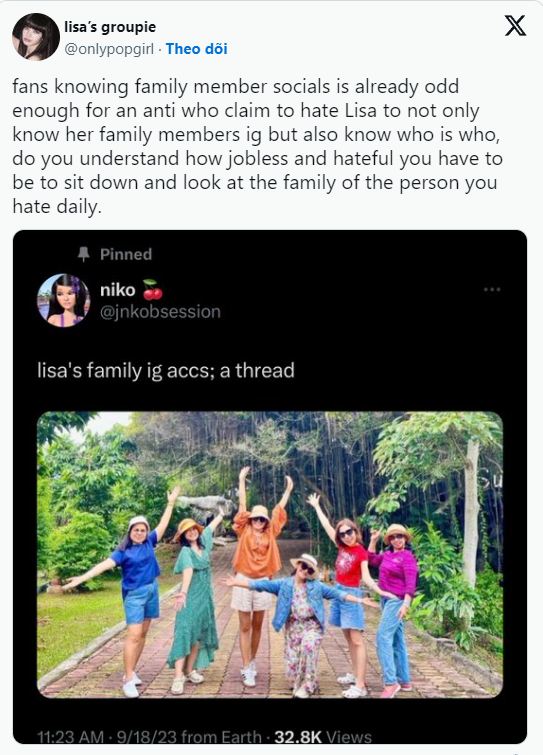 Lisa (BlackPink) và gia đình trở thành mục tiêu công kích của anti-fan
