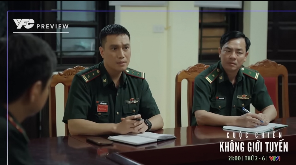 'Cuộc chiến không giới tuyến' tập 14: Đồn trưởng Trung bênh vực em vợ cũ