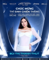 Bùi Thị Thanh Thủy chiến thắng cuộc thi online 'Hoa hậu hoàn vũ Việt Nam - Miss Cosmo Vietnam 2023'