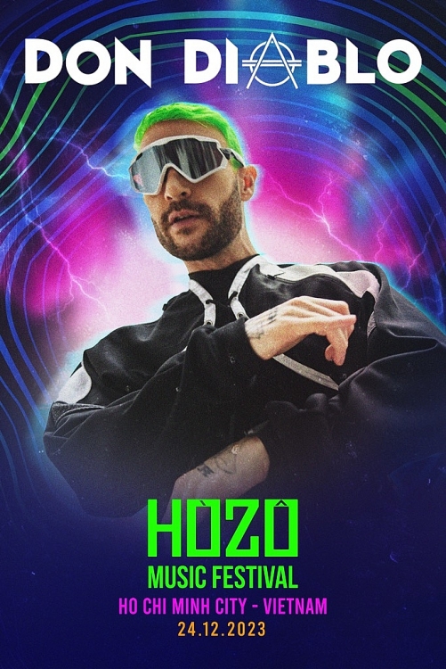 Sau nhiều đồn đoán, Top 9 DJ Thế giới - Don Diablo được xác định là Headliner của 'Hò Dô 2023'