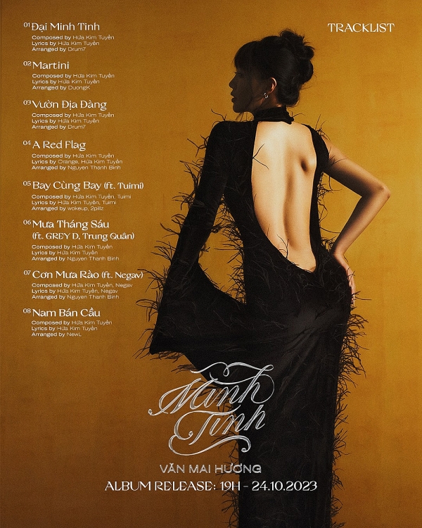 Album 'Minh Tinh' là câu chuyện tình của Hứa KimTuyền, Văn Mai Hương cùng những nam nữ tài tử trong các bộ phim