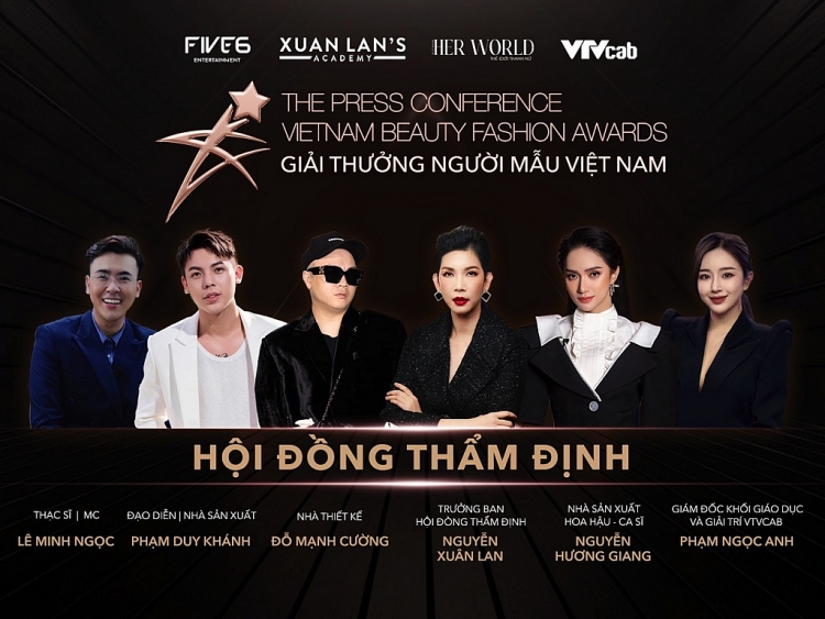 Người mẫu Xuân Lan, Hoa hậu Hương Giang làm thành viên Hội đồng thẩm định 'Vietnam Beauty Fashion Awards'