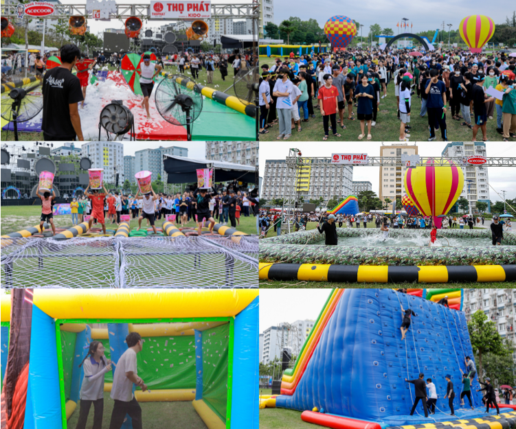 Náo nhiệt, gay cấn trong từng thử thách của chuỗi hoạt động Team Building tại ngày hội School Fest khiến người tham gia vô cùng phấn khích