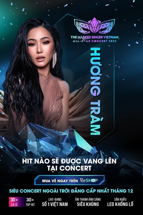 (HOT): Hương Tràm sẽ góp mặt tại 'The masked singer Vietnam All-star Concert 2023'