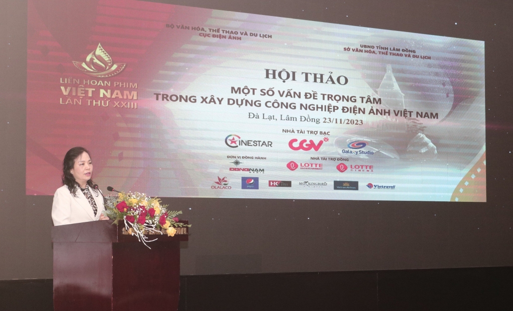 Hội thảo 'Một số vấn đề trọng tâm trong xây dựng công nghiệp điện ảnh Việt Nam'