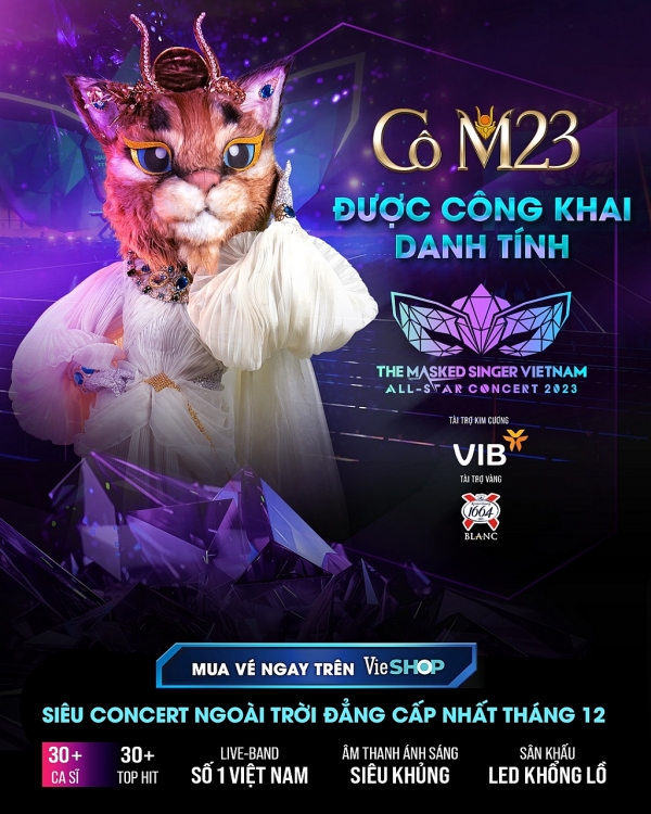 Đêm concert 'The masked singer Vietnam 2023' sẽ có đến 6 màn công khai danh tính