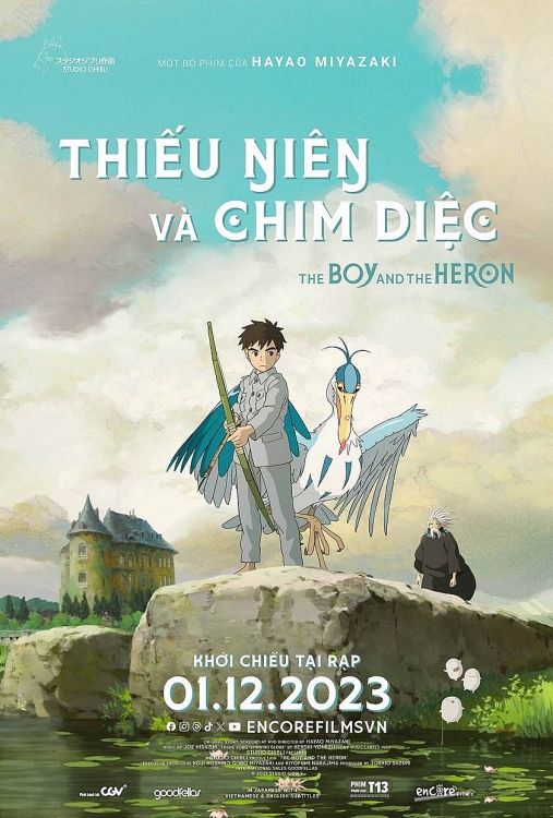 'Thiếu niên và Chim Diệc': Tác phẩm mới sau một thập kỷ của đạo diễn Miyazaki Hayao ra rạp tại Việt Nam