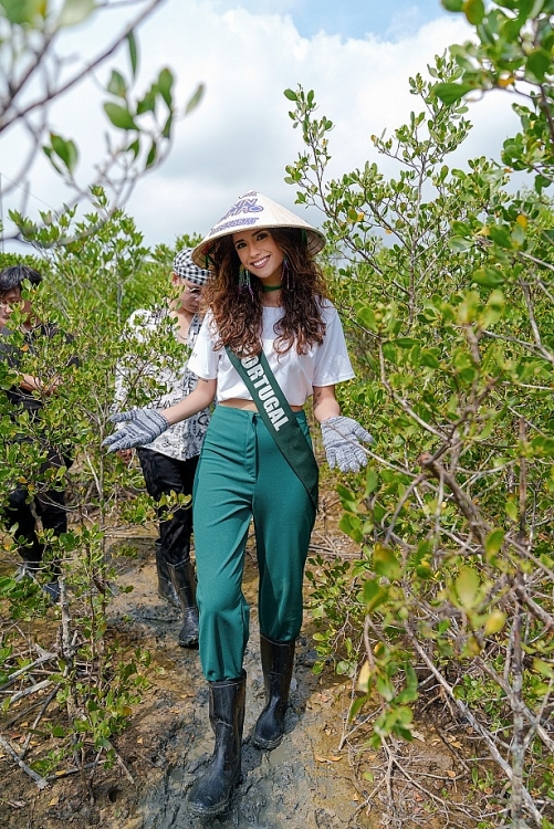 Hoa hậu Đỗ Lan Anh cùng thí sinh 'Miss Earth 2023' khám phá rừng ngập mặn Cần Giờ