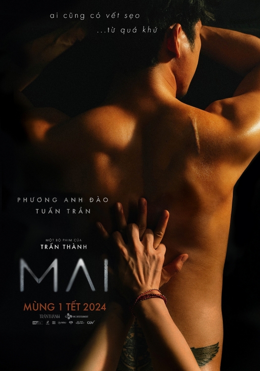 'Mai' bất ngờ tung poster đặc biệt với tấm lưng trần của Tuấn Trần sau poster đầy cảm xúc cùng Phương Anh Đào