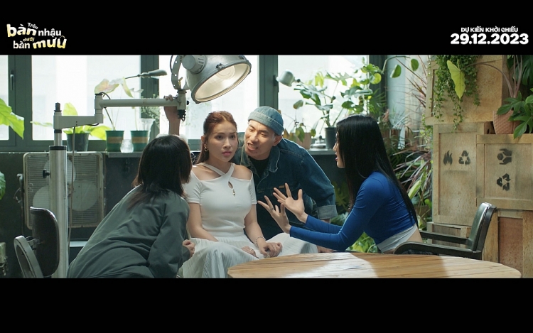 MV OST 'Trên bàn nhậu dưới bàn mưu': Lăng LD trở lại với bản rap cực thấm về tình bạn cùng Vũ Thảo My