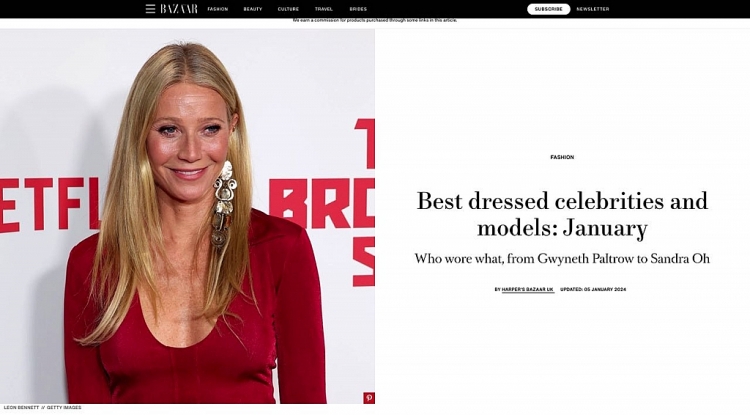 Gwyneth Paltrow 'càn quét' hàng loạt tạp chí lừng lẫy khi lần đầu nên duyên cùng Công Trí