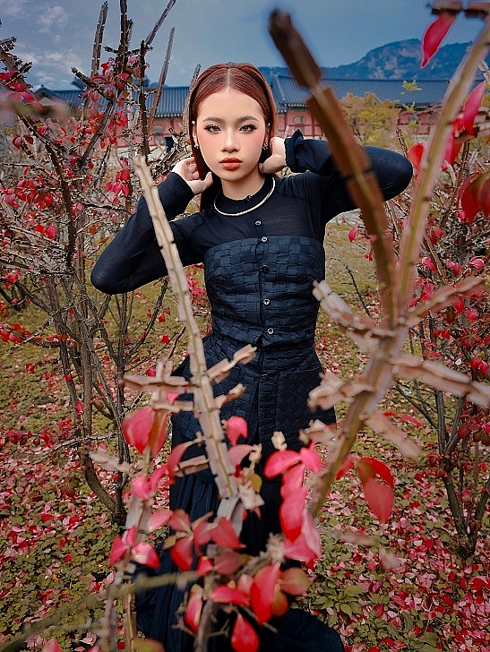 Mẫu nhí Bảo Hà mang nét đẹp người con gái Bắc Bộ đến Hàn Quốc