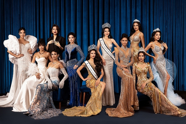 Dàn Hoa hậu, Á hậu bùng nổ visual trong bộ ảnh kỷ niệm 15 năm của tổ chức 'Hoa hậu hoàn vũ Việt Nam'