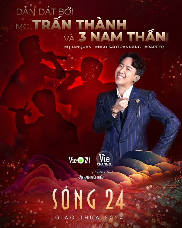 'Sóng 24' gây sốt khi úp mở 3 mỹ nam đứng chung sân khấu làm MC cùng Trấn Thành