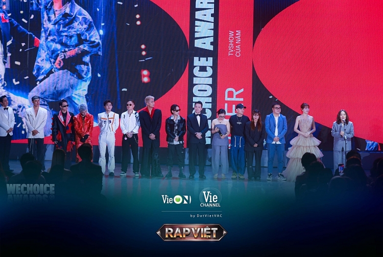 'Rap Việt' mùa 3 thắng giải TV Show của năm tại WeChoice Awards 2023