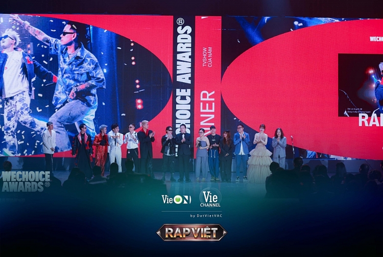 'Rap Việt' mùa 3 thắng giải TV Show của năm tại WeChoice Awards 2023