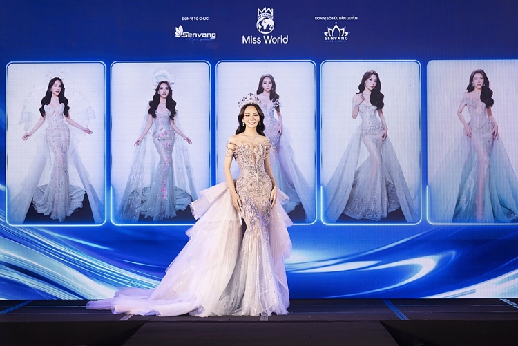 Hoa hậu Mai Phương nhảy 'See tình' trong lễ trao sash tham dự 'Miss World' lần thứ 71