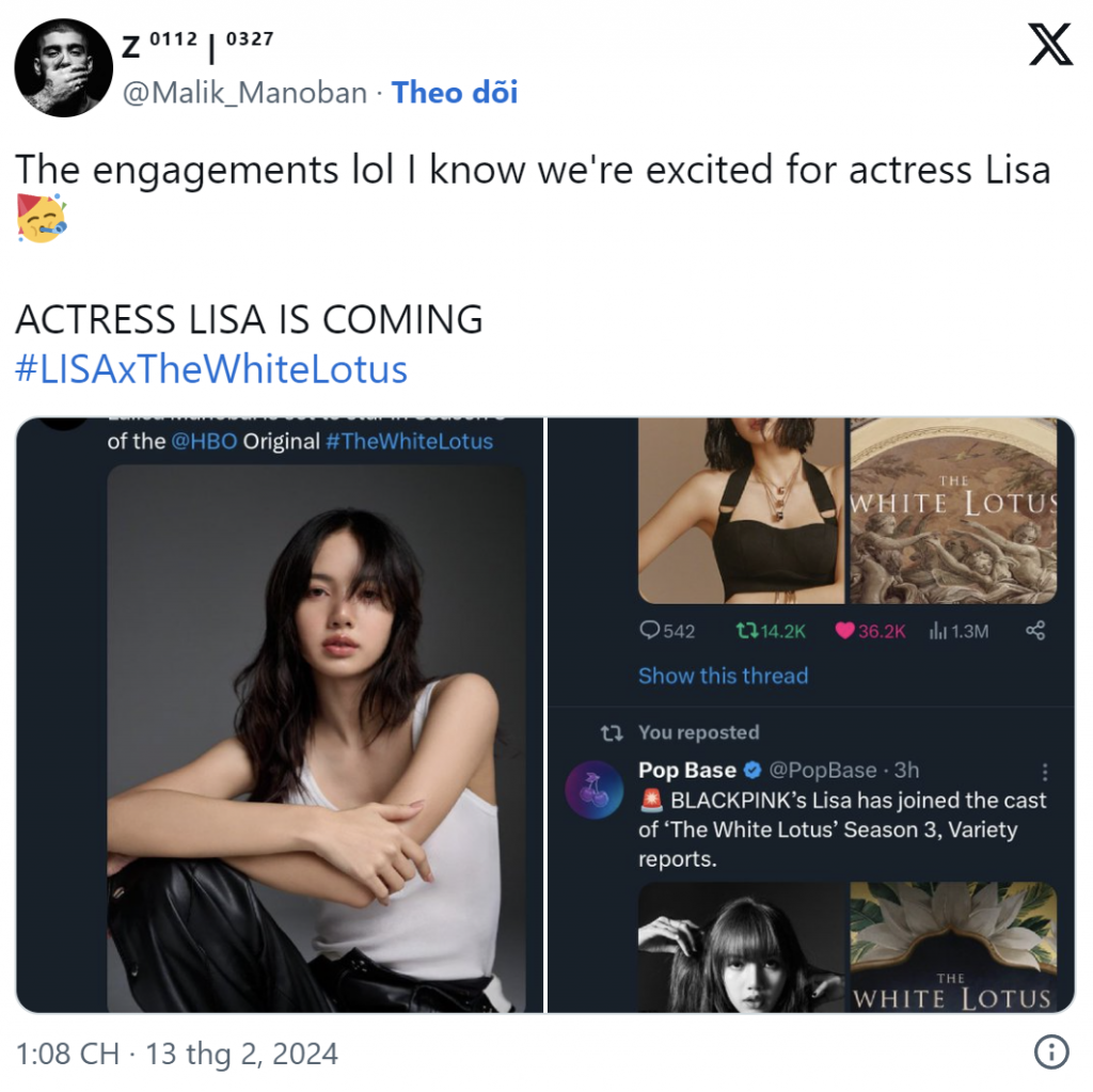 Netizen 'sốc' khi biết Lisa (BlackPink) sắp có vai diễn đầu tay
