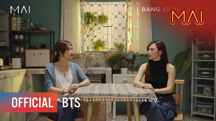 Phương Anh Đào 'đối thoại' cùng Mai trong 1 khung hình qua tập BTS mới nhất của phim 'Mai'