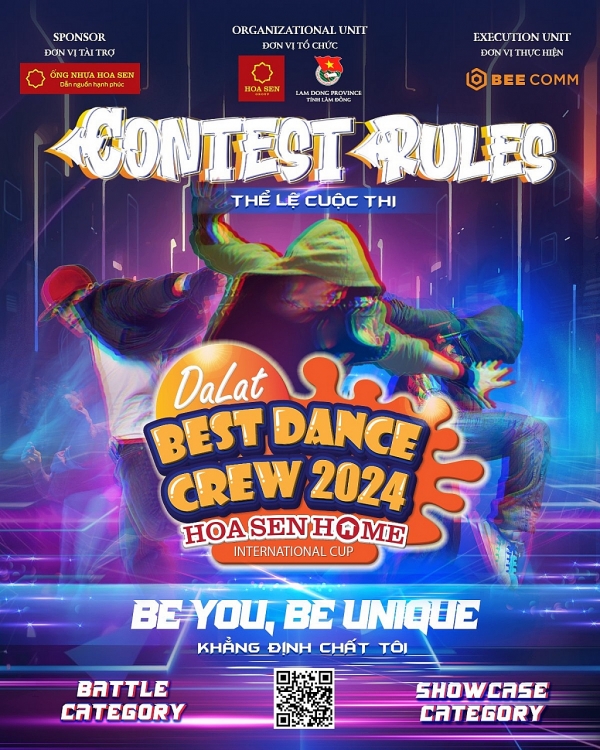 Việt Max và Viết Thành cùng các nghệ sĩ quốc tế nổi tiếng ngồi 'ghế nóng' 'Dalat Best Dance Crew 2024 – Hoa Sen Home International Cup'