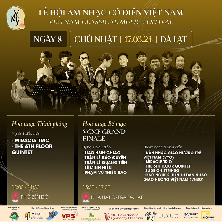 Lễ hội Âm nhạc cổ điển Việt Nam – VCMF 2024 tại Đà Lạt