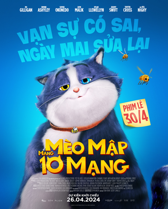Siêu phẩm hoạt hình 'Mèo mập mang 10 mạng' tung trailer hấp dẫn, hứa hẹn 'banh rạp' vào dịp lễ 30/4
