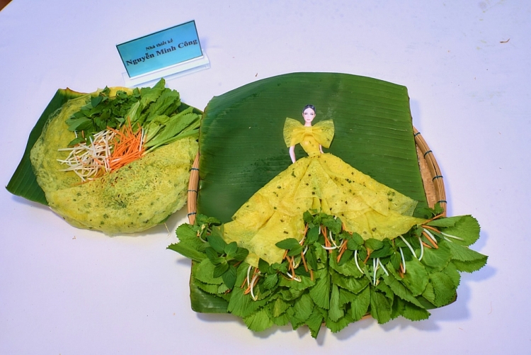 NTK Nguyễn Minh Công làm Đại sứ lễ hội bánh dân gian Nam bộ, chính thức đưa bánh xèo lên trang phục thật
