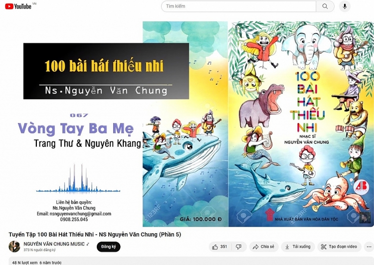 Nhạc sĩ Nguyễn Văn Chung và hành trình miệt mài sáng tác 700 ca khúc thiếu nhi