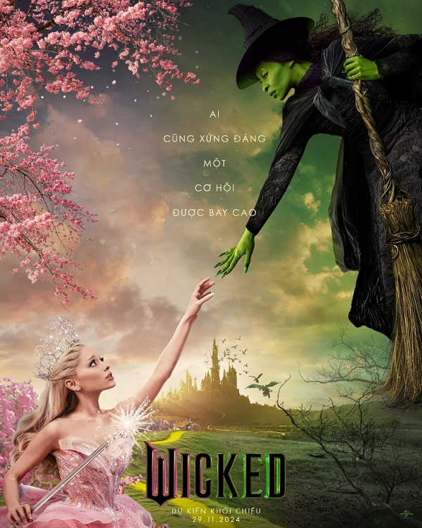 Phim điện ảnh 'Wicked' tung trailer mới cực mãn nhãn và huyền bí