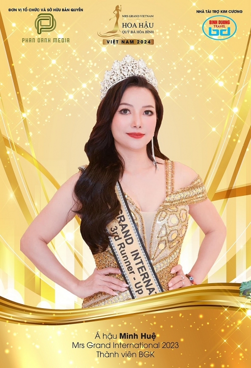 Hoa hậu Phan Kim Oanh làm Trưởng BGK cuộc thi 'Mrs Grand Vietnam 2024'