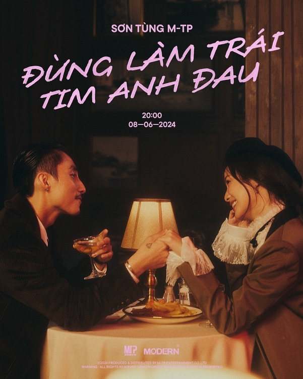 Sơn Tùng M-TP tung poster MV 'Đừng làm trái tim anh đau', chính thức hé lộ 'nàng thơ' Thái Lan Pimtha