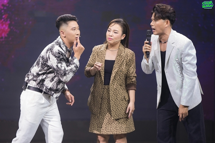 Lê Trang, Tlong và Trần Mỹ Ngọc ôn lại kỷ niệm xưa tại 'Ca sĩ bí ẩn'