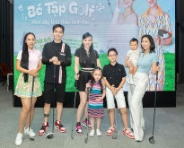 Nhóc tỳ nhà Thu Thủy, Đoan Trang tập tính kỷ luật, kiên nhẫn từ 'lớp học' chơi golf của MC Liêu Hà Trinh
